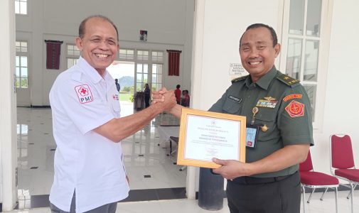 PMI Kabupaten Belu dan Fakultas Vokasi Logistik Militer Unhan RI Jalin Kerja Sama Lewat Kegiatan Sosialisasi dan Donor Darah