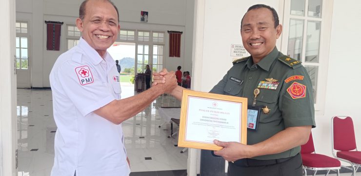 PMI Kabupaten Belu dan Fakultas Vokasi Logistik Militer Unhan RI Jalin Kerja Sama Lewat Kegiatan Sosialisasi dan Donor Darah