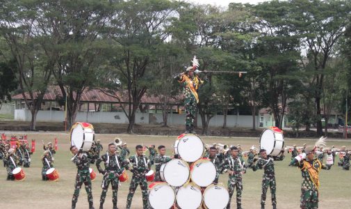 UPACARA PENUTUPAN PENDIDIKAN DASAR MILITER (DIKSARMIL) KADET MAHASISWA D-3 COHORT 5 FAKULTAS VOKASI LOGISTIK MILITER UNHAN RI
