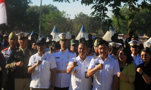 FVLM Unhan RI Tampilkan Kirab Drumband GSCPW dan Parade Nusantara di Kabupaten Belu