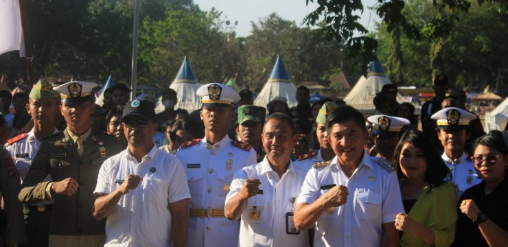 FVLM Unhan RI Tampilkan Kirab Drumband GSCPW dan Parade Nusantara di Kabupaten Belu