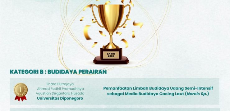 KADET FAKULTAS VOKASI LOGISTIK MILITER UNHAN RI RAIH JUARA 3 LOMBA KARYA TULIS ILMIAH NASIONAL 2025 BIDANG BUDIDAYA PERAIRAN