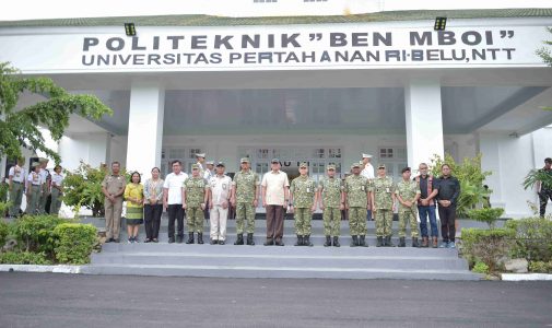 MENTERI PERTAHANAN RI KUNJUNGI FAKULTAS VOKASI LOGISTIK MILITER