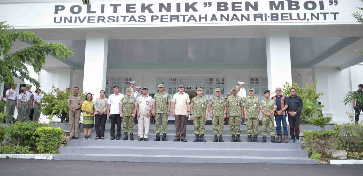 MENTERI PERTAHANAN RI KUNJUNGI FAKULTAS VOKASI LOGISTIK MILITER