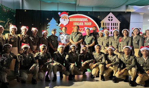 FVLM Unhan RI Berpartisipasi dalam Perayaan Natal Bersama KASAD di Wilayah Korem 161/WS